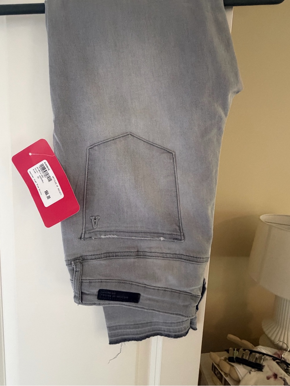 Articles Of Society Light Gray Skinny Jeans